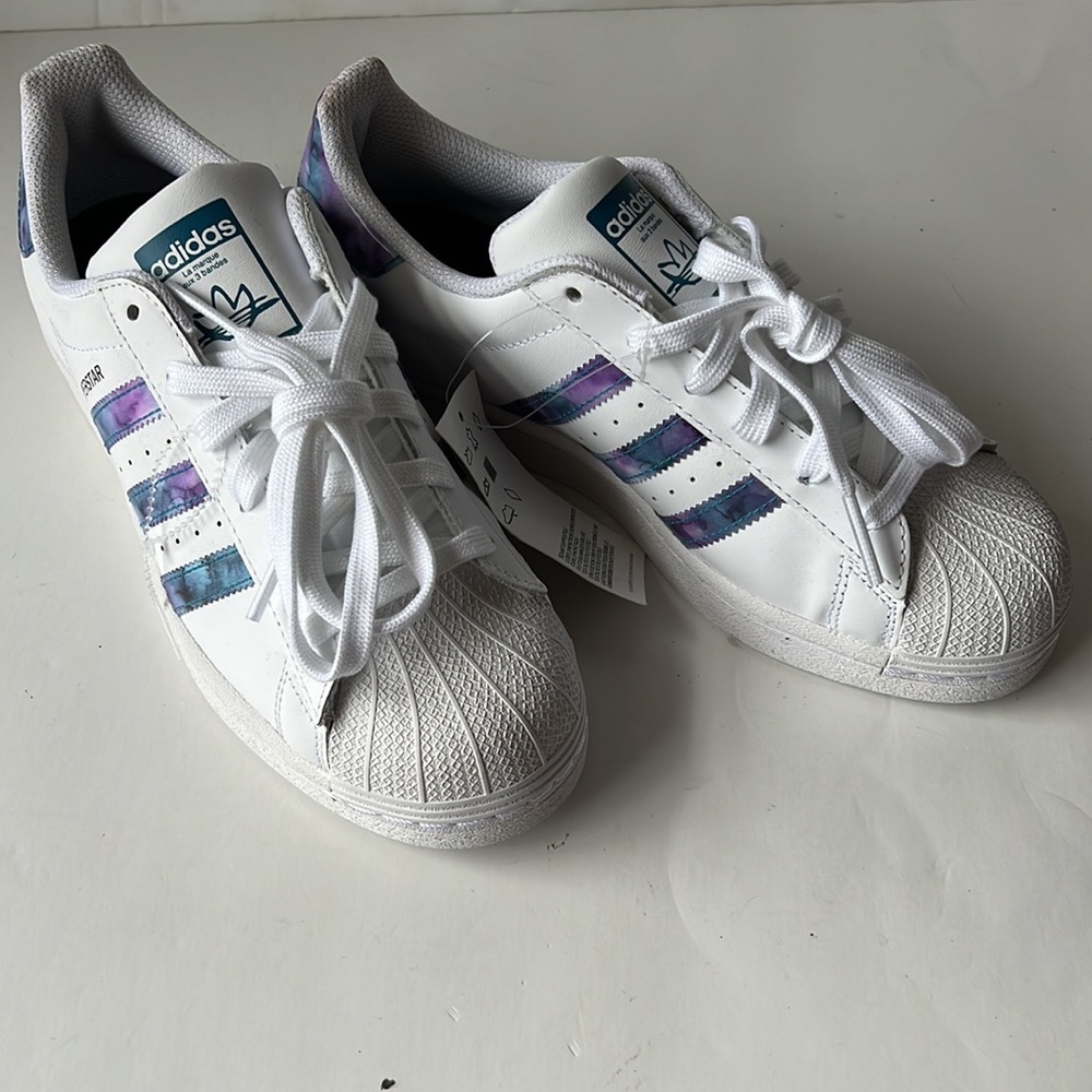 Adidas Superstar Women’s Shoes 6.5 White - Picture 3 of 15